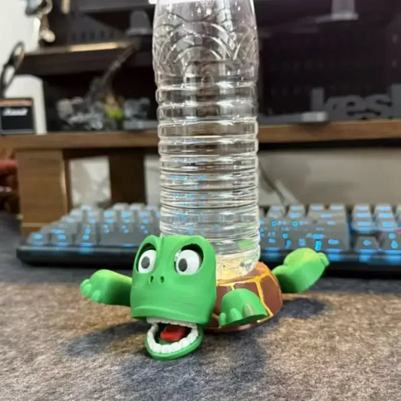 Quirky Panicked Turtle Ornament Turtle Cup Pad Tea Coffee Mug Drinks Holder Tableware Decorative Figurines Stress Relieve Tool