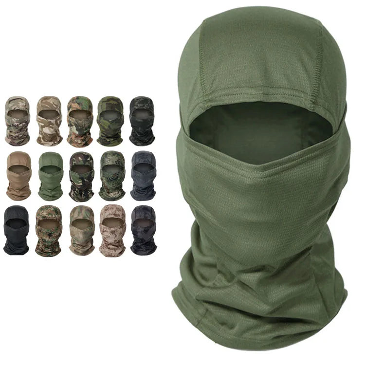Multicam Tactical Balaclava Full Face Mask Shield Cover Cycling Hunting Hat Camouflage Balaclava Scarf