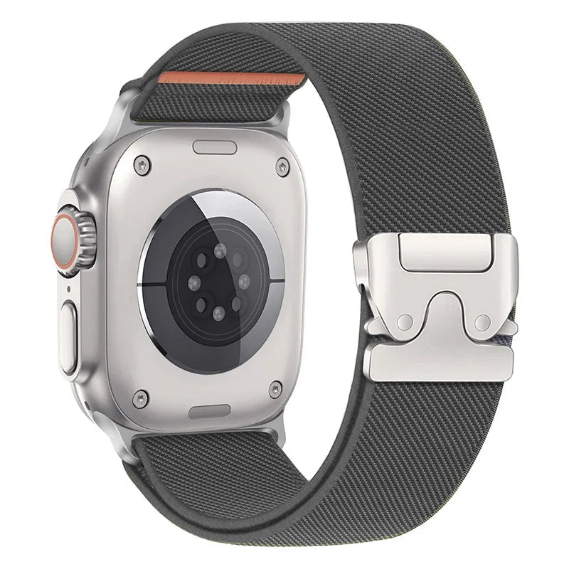 Nylon Strap for Apple Watch Ultra 2 Band 49mm 10 9 8 7 45mm 41mm 44mm 46mm 42mm Braided Elastic Bracelet for IWatch Series 6 SE